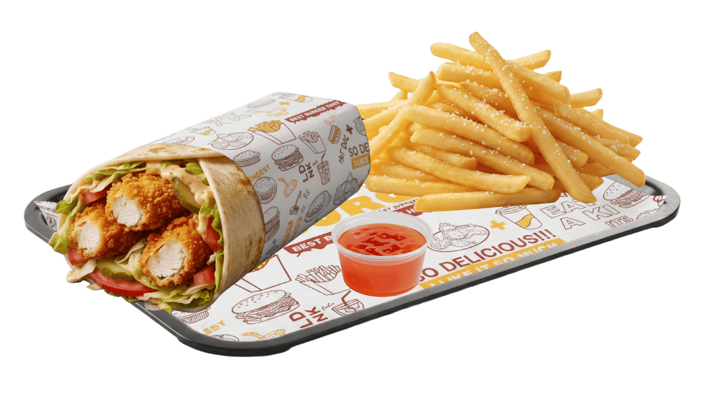 Burrito mit Tenders